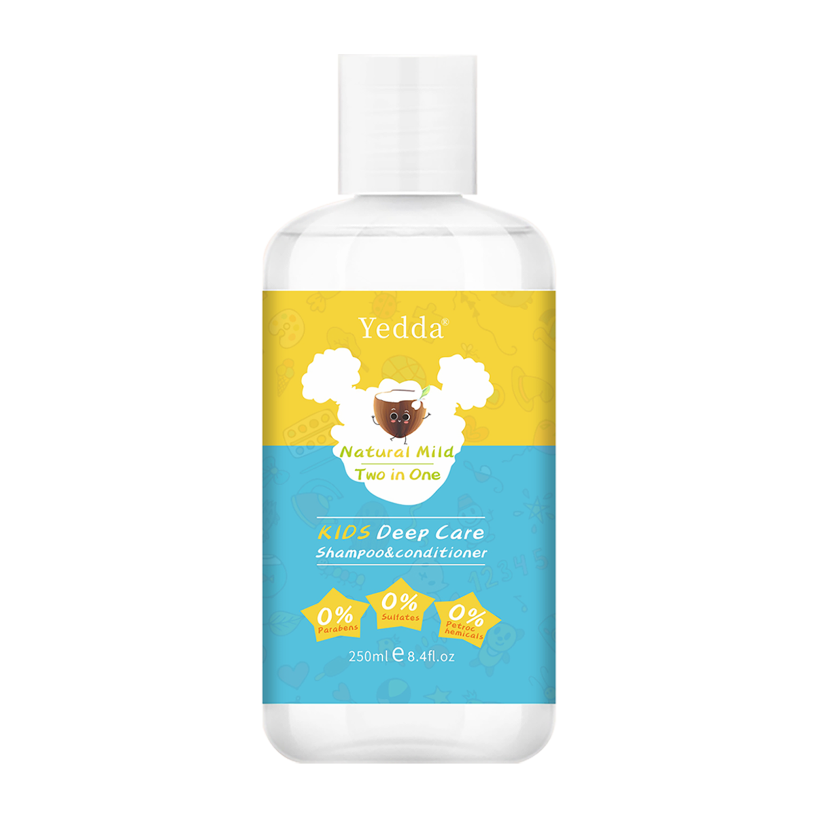Yedda Natural Mild- Kids Deep Care Shampoo and Conditioner
